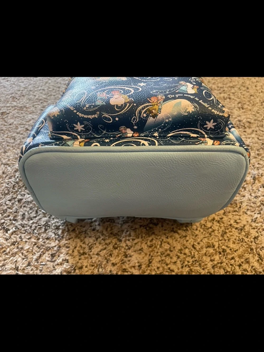 Disney Frozen Wanna build a snowman backpack rare HTF Elsa Anna loungefly